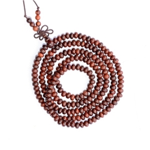 【楠宫坊】椭圆形0.6*216佛珠手链念珠高密度正宗老料紫檀木