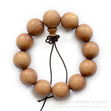 【楠宫坊】老山檀香佛珠手串2.0*12复古招财辟邪手串