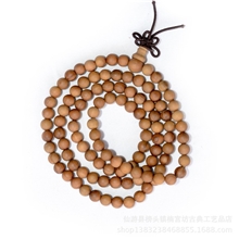 印度老山檀6mm108颗檀香佛珠手链檀香木手串男女款饰品
