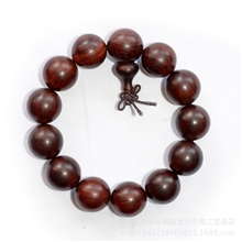 小叶紫檀手串1.8*13佛珠手链念珠高密度正宗老料紫檀木