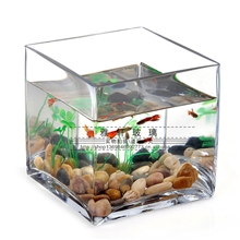 现货供应批发透明大号玻璃方缸水培植物玻璃花瓶器皿