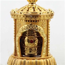 太阳能转经筒礼佛法宝开光如意转经轮带香熏汽车摆件/饰品香水座