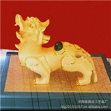 供应绒沙金、神兽摆件、大富贵貔貅、辟邪镇宅家居礼品厂家批发