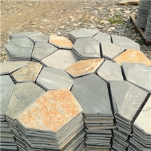 青石板冰裂纹6块碎拼网贴文化石量大优惠大量库存上万平米