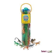 适合孩子认知的恐龙模型Safari正品24只桶装恐龙模型24个种类