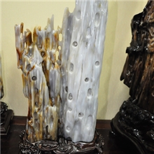 华泰精彩木化石硅化木树化玉摆设送礼之佳品