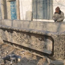 手工仿古石雕大型鱼缸石槽水槽石雕花钵石雕生态鱼缸【精品推荐】