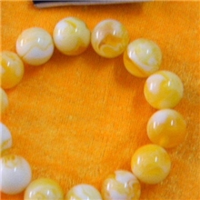 波兰蜜蜡鸡油黄琥珀圆珠佛珠念珠手链手串