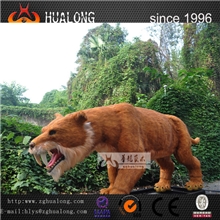 仿真机器机械电动模型剑齿虎园林游乐园