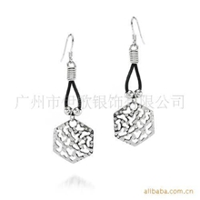 精美纯银925时尚耳环饰品批发