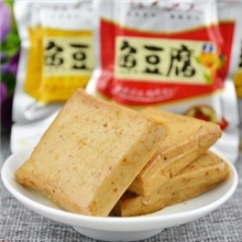新货炎亭渔夫烧烤/香辣鱼豆腐温州特产海鲜豆干零食250g