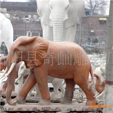 供应天然汉白玉石雕，大象，风景石，坐兽观音等