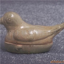 供应古玩晋代越窑青瓷鸟形盖盒CQ-49号古瓷器