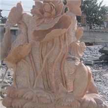 【推荐精品】石雕鲤鱼荷花鲤鱼化龙石雕鲤鱼跳龙门中央美院工艺师