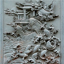 【推荐精品】石雕鲤鱼化龙石雕鲤鱼跳龙门莲花鲤鱼中央美院工艺师
