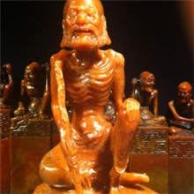 寿山石十八罗汉佛像摆件