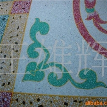 厂家供应：承接水磨石地面上海水洗石黄色上海水磨石环养