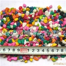 环保材质人工彩砂染色石头色彩艳丽还你清新家居