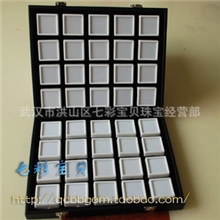 高档宝石盒/裸石盒/彩色宝石盒，标本盒/，内装40个小盒