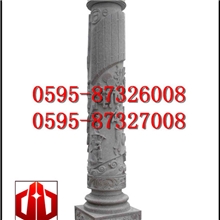 广场石雕文化柱大型广场石柱浮雕园林石柱