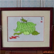 供应机绣装饰画