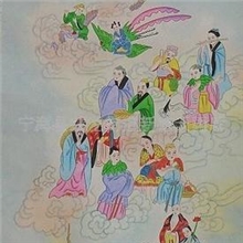 上堂第六席下席73幅纯手工水陆画,24诸天(图)