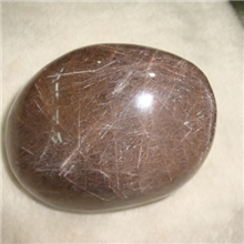 纯天然兔毛发晶原石摆件