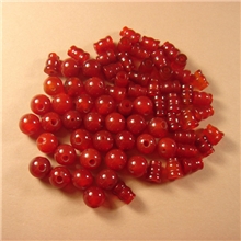 东海水晶天然红玛瑙三通/玛瑙佛塔佛珠配件批发