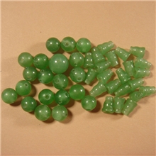 DIY饰品配件材料天然绿东陵/东陵玉三通佛塔批发天然水晶