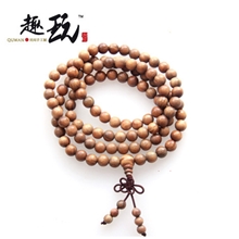 【趣玩】正品绿檀多层长手链手串佛珠辟邪转运纯天然时尚男女款