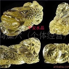 正品天然黄水晶挂件水晶挂件招财聚宝风水镇宅