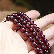 批发进口石榴石手链70玫瑰红石榴石手饰工艺礼品手串