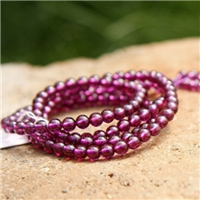 手链批发纯天然石榴石手链时尚水晶手饰手串佛珠