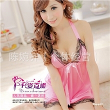 情趣内衣厂家供应女式透明情趣睡衣千姿百媚8810女式家居服
