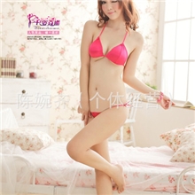 批发供应情趣内衣套装绑带式三点式比基尼丁字裤套装