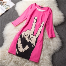 2013秋季新品范冰冰同款好声音连衣裙