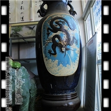 难得收藏70年代成化瓷大对瓶摆件