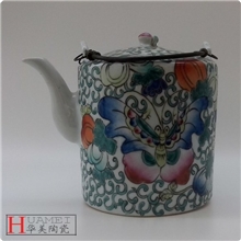 瓜藤提梁壶仿古茶壶仿古工艺品摆件厂家直销古玩瓷器收藏