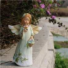 树脂工艺品创意zakka天使摆件三款造型生日礼品橱柜摆件