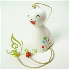 【大减价】景德镇陶瓷工艺品创意风铃开心小娃娃混批50件起批