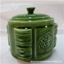 新品上市陶瓷罐小龙罐活瓷茶叶罐养生活瓷礼品套装厂家直销
