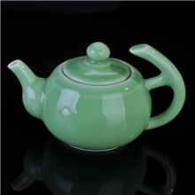 供应青瓷茶壶梅子青茶具陶瓷小茶壶龙泉青瓷