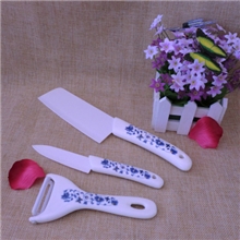 淄博畅销礼品氧化锆陶瓷刀三件套定制加工高档礼品陶瓷刀三件套