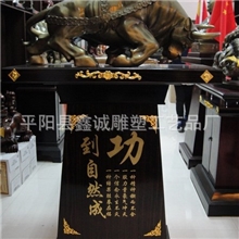 供应仿古树脂工艺品一号牛势落地牛摆件功到自然成牛摆件