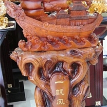 树脂帆船工艺礼品一帆风顺商务礼品开业送礼摆件