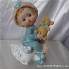 树脂婴儿娃娃公主天使生日礼品赠送庆祝家居摆饰广告促销品