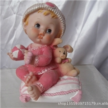 婴儿天使娃娃公主树脂工艺品生日馈赠礼品广告促销礼品树脂娃娃