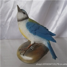树脂工艺品写实鸟园林田园花园树脂摆饰仿真仿生树脂鸟欧式家居