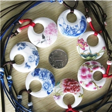 厂家直销批发景德镇陶瓷挂件青花陶瓷小礼品饰品瓷器工艺品