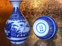 景德镇高档仿古瓷器。。。。。仿古玉葫春龙纹瓶310元仿古瓷